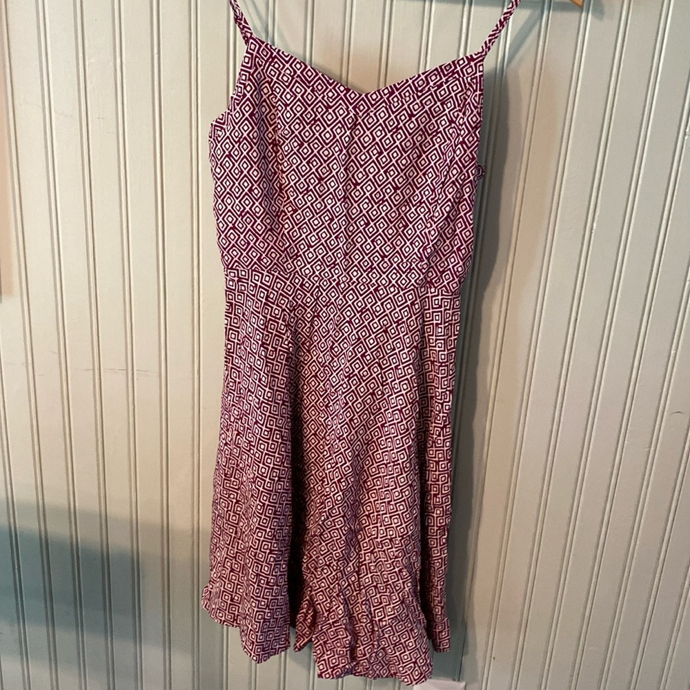 Old navy purple and white sun dress